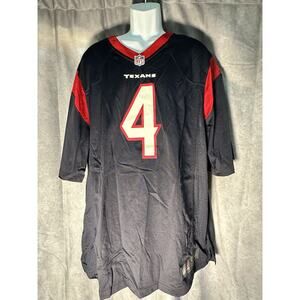 Nike NFL Houston Texans Mens Size XXL Red Blue Deshaun Watson 4 Jersey Football